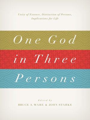 cover image of One God in Three Persons